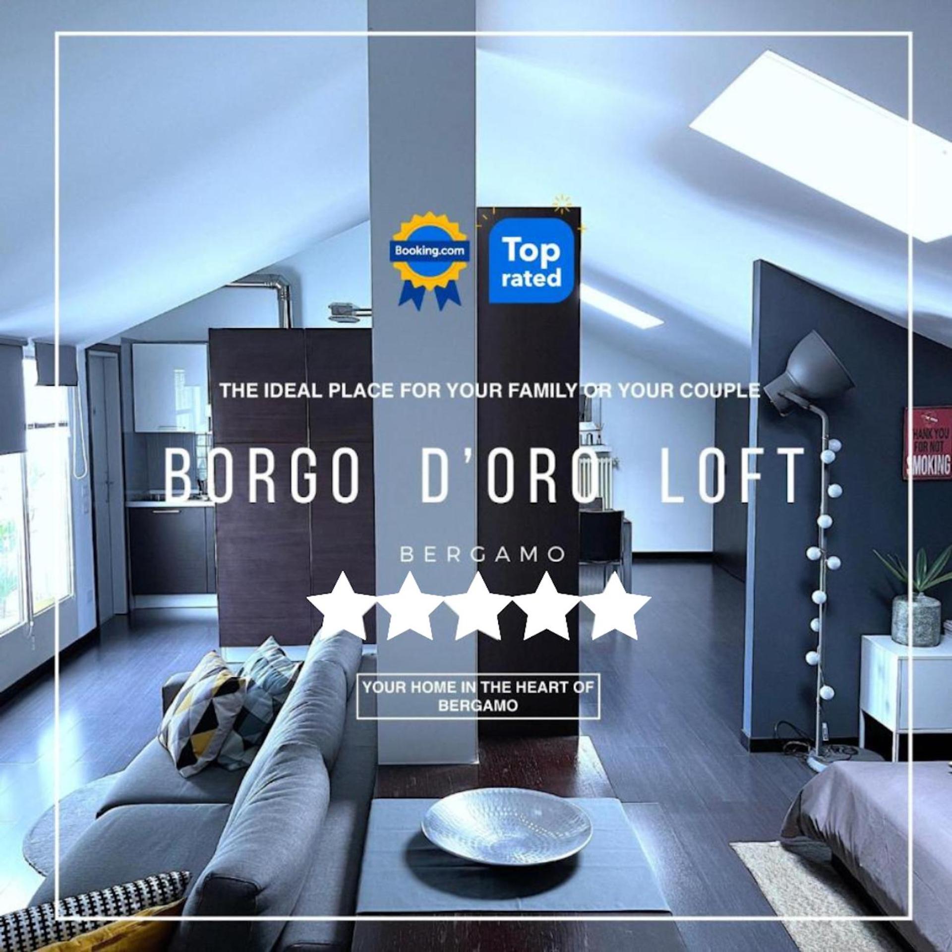 Ferienwohnung Borgo D'Oro Loft Bergamo Exterior foto