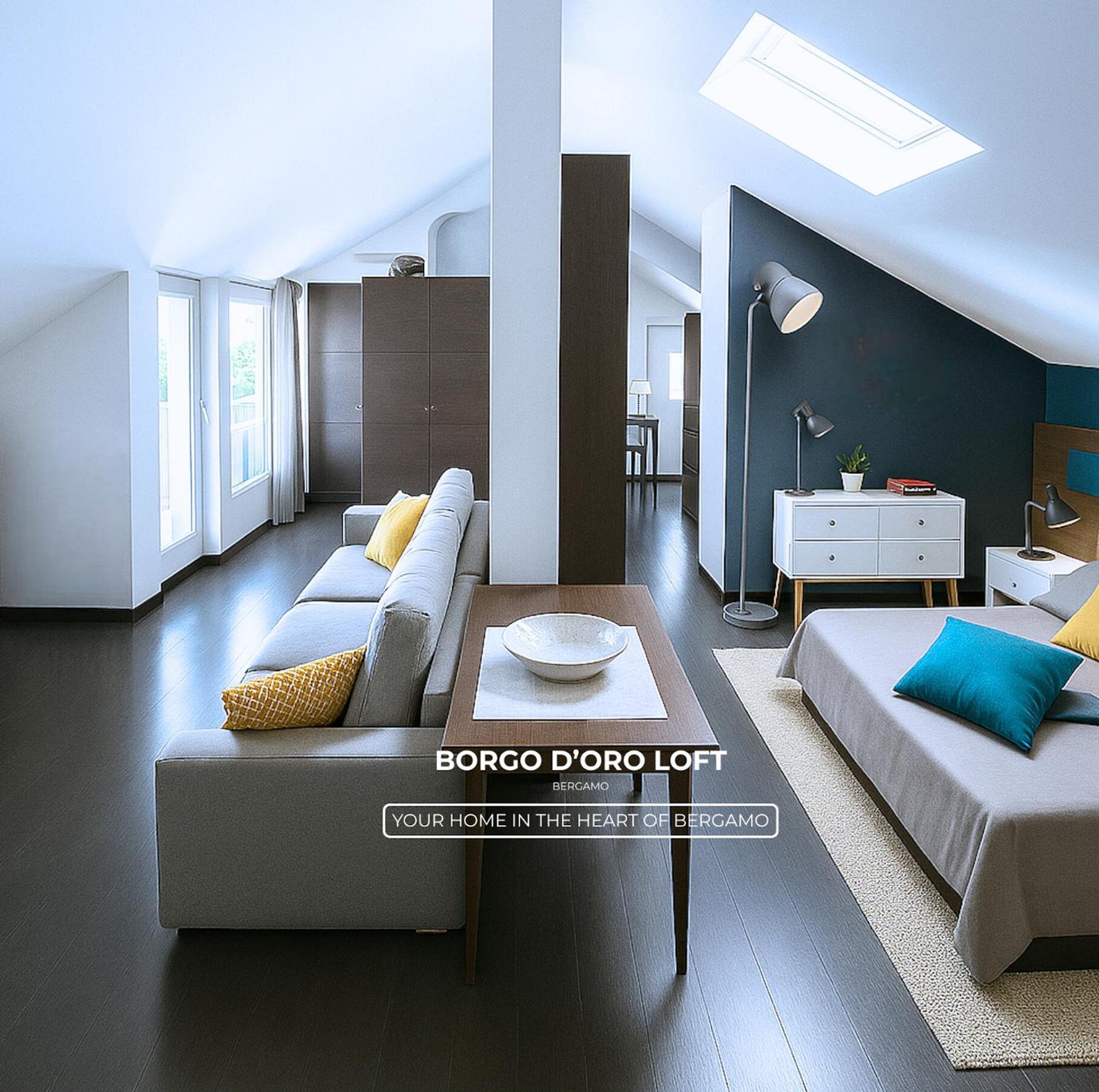 Ferienwohnung Borgo D'Oro Loft Bergamo Exterior foto
